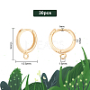   30Pcs Brass Huggie Hoop Earring Findings KK-PH0005-26-2