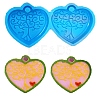 Heart with Tree of Life Pendant Silicone Molds DIY-I088-04-1