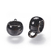 Tibetan Style Alloy Tube Bails LS-TIBEP-LFH251Y-B-LF-2