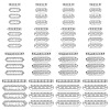 120Pcs 4 Styles Alloy Crystal Rhinestone Spacer Bars FIND-ME0004-07S-1