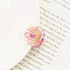 Cellulose Acetate(Resin) Shell Shape Hair Claw Clips OHAR-PW0003-029I-1