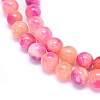 Natural Dyed Jade Beads Strands X-G-F601-A11-3