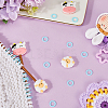 4Pcs 2 Styles Sheep & Cow Silicone Beads Knitting Needle Protectors/Knitting Needle Stoppers DIY-SC0023-94-4
