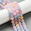 Dyed Natural Malaysia Jade Beads Strands X-G-G021-02B-24-5