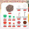 DIY Christmas Theme Vase Fillers DIY-BC0009-61-2