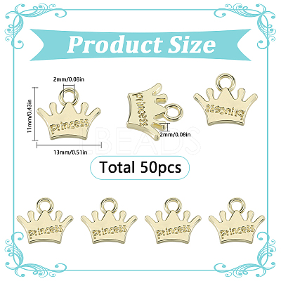50Pcs Rack Plating Alloy Pendants FIND-SC0013-28-1
