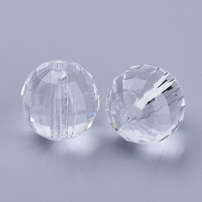 Transparent Acrylic Beads TACR-Q254-14mm-V01-1