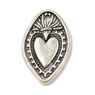 Tibetan Style Alloy Pendants TIBE-L013-08AS-07-1