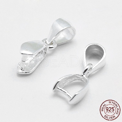 925 Sterling Silver Pendant Bails X-STER-E050-10S-1