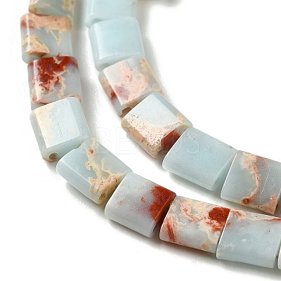 Synthetic Aqua Terra Jasper Beads Strands G-F762-A13-01-1