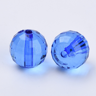 Transparent Acrylic Beads X-TACR-Q254-8mm-V44-1