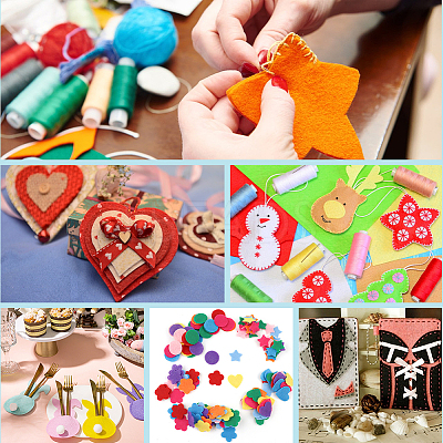 Rectangle Felt Fabric Roll DIY-CY0003-96A-1