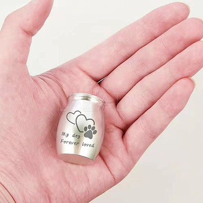 Stainless Steel Cremation Urn AJEW-CN0001-91A-1