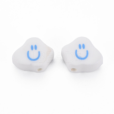 Handmade Porcelain Beads PORC-T007-02-1