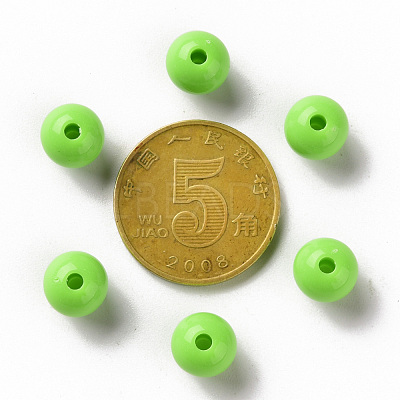 Opaque Acrylic Beads MACR-S370-C8mm-A06-1