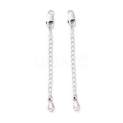 925 Sterling Silver Chain Extenders STER-D036-41AS-1