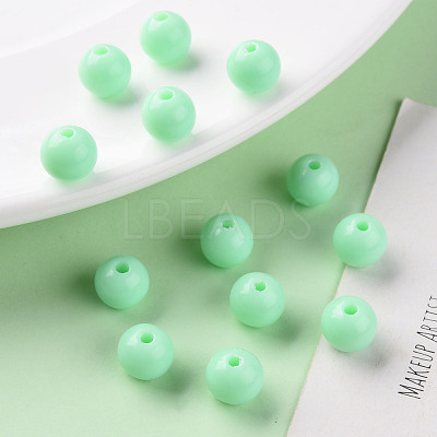 Opaque Acrylic Beads MACR-S370-C8mm-A05-1