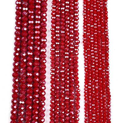 Electroplate Glass Beads Strands EGLA-A044-P8mm-A15-1
