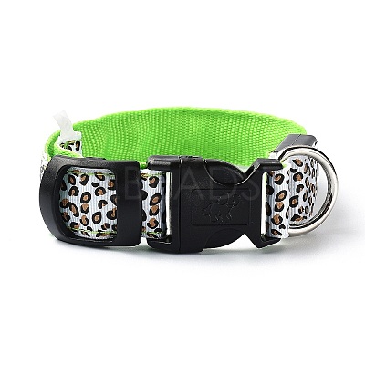 Adjustable Polyester LED Dog Collar MP-H001-A04-1