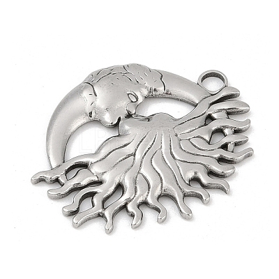 304 Stainless Steel Pendants LS-STAS-D366-01B-P-1
