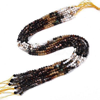 Natural & Synthetic Mixed Gemstone Beads Strands G-D080-A01-01-04-1