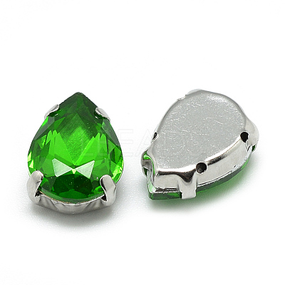 Sew on Rhinestone RGLA-T035-13x18mm-20-1