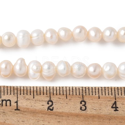Natural Cultured Freshwater Pearl Beads Strands PEAR-I007-07Q-02B-1