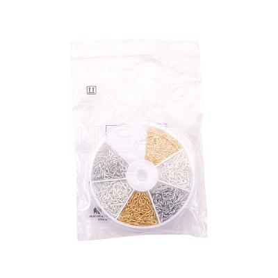 1 Box Three Colors Iron Screw Eye Pin Peg Bails IFIN-X048-02-1