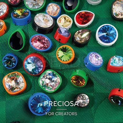 Preciosa&reg MAXIMA Crystal Round Stones X-PRC-RASS47-10330-1