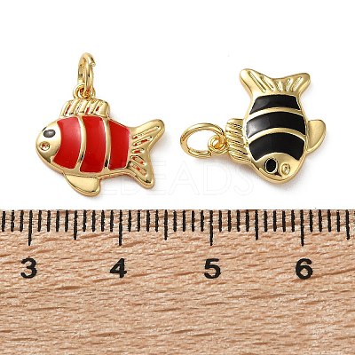 Ocean Brass Charms KK-D221-21G-02-1
