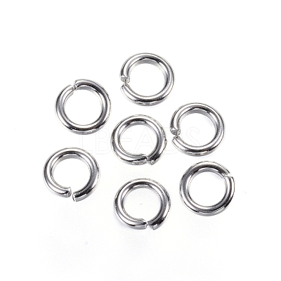 Tarnish Resistant 304 Stainless Steel Open Jump Rings STAS-E147-40P-5mm-1