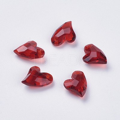Transparent Acrylic Charms MACR-G055-11mm-41X-1
