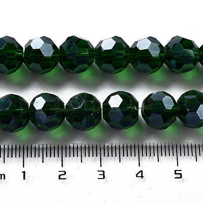 Electroplate Transparent Glass Beads Strands EGLA-A035-T10mm-A10-1