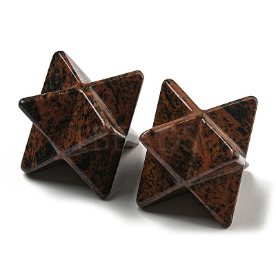 Natural Mahogany Obsidian Beads G-A206-01B-64-1