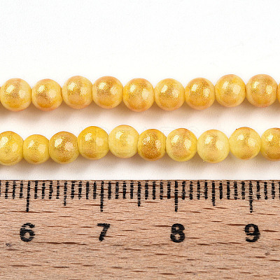 Natural Mashan Jade Beads Strands G-A255-A01-04D-1