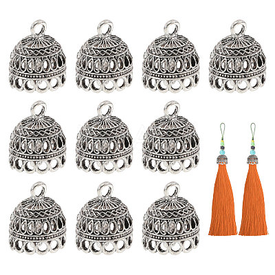 Zinc Alloy Pendant Bails FIND-CA0011-53AS-1