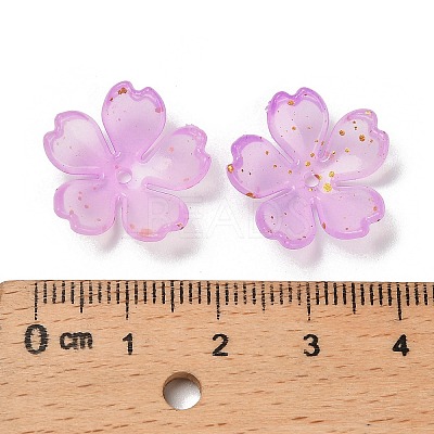 Acrylic Bead Caps OACR-H056-01F-1