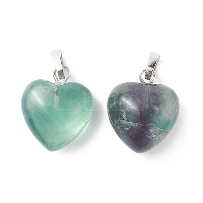 Natural Fluorite Pendants G-I311-A20-1