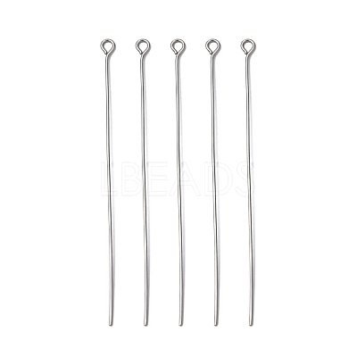 Tarnish Resistant 304 Stainless Steel Eye Pin X-STAS-R045-65mm-1