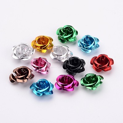 Aluminum Rose Flower X-FALUM-AF15mm-M-1