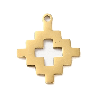 304 Stainless Steel Pendants STAS-S123-03G-09-1