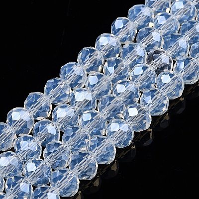 Electroplate Glass Beads Strands EGLA-A044-J6mm-A06-1