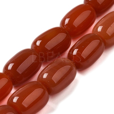 Natural Carnelian Column Beads Strands G-P063-67-1