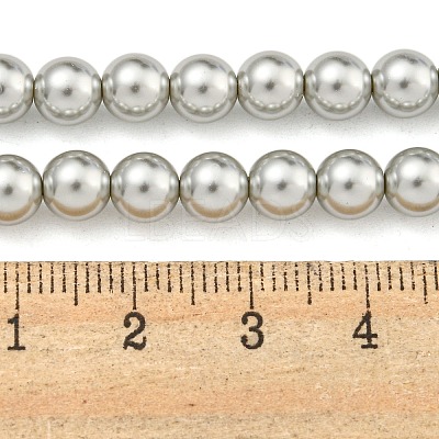 Glass Pearl Beads Strands HY-G002-01C-04-1