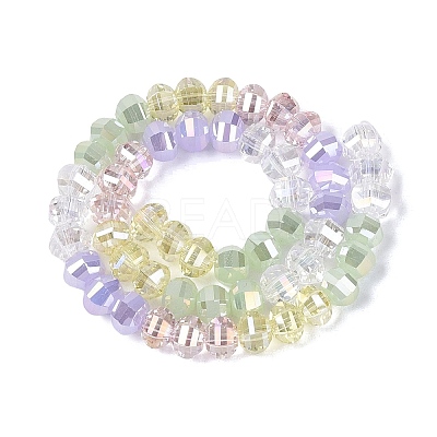 Electroplate Mixed Styles Glass Beads Strands EGLA-N022-14A-A02-1