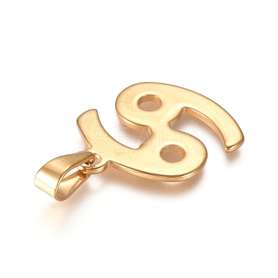 304 Stainless Steel Pendants STAS-L210-06H-G-01-1