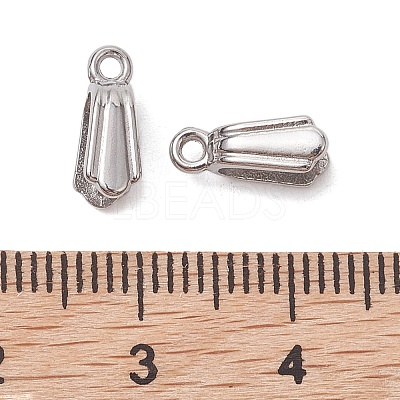 Non-Tarnish 304 Stainless Steel Ice Pick Pinch Bails STAS-K277-03A-P-1
