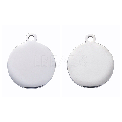 Tarnish Resistant 304 Stainless Steel Pendants STAS-I140-01A-S-1