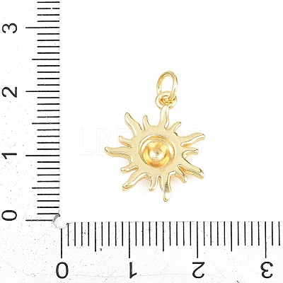 Brass Pendants KK-D258-33G-1