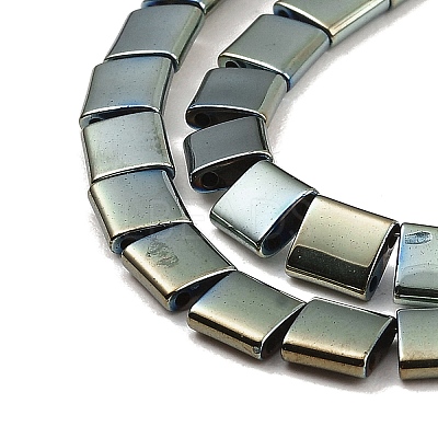 Electroplated Non-magnetic Synthetic Hematite Beads Strands G-G089-B02-18-1